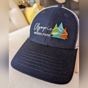 Olympic National Park Baseball Hat Cap Adjustable Back Strip National Parks